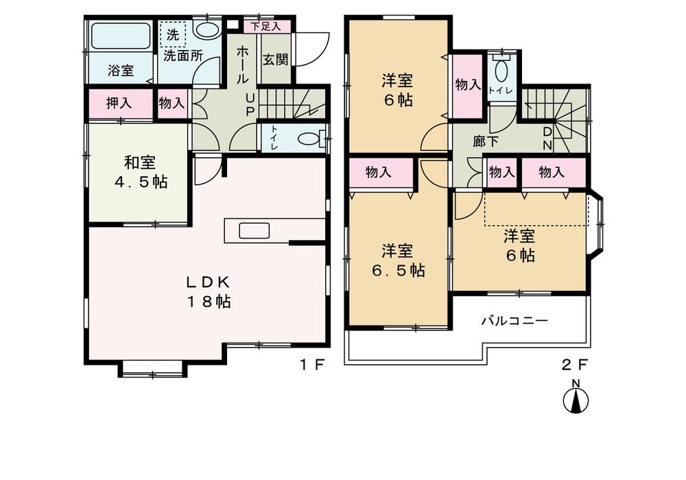 日高市高萩間取り図