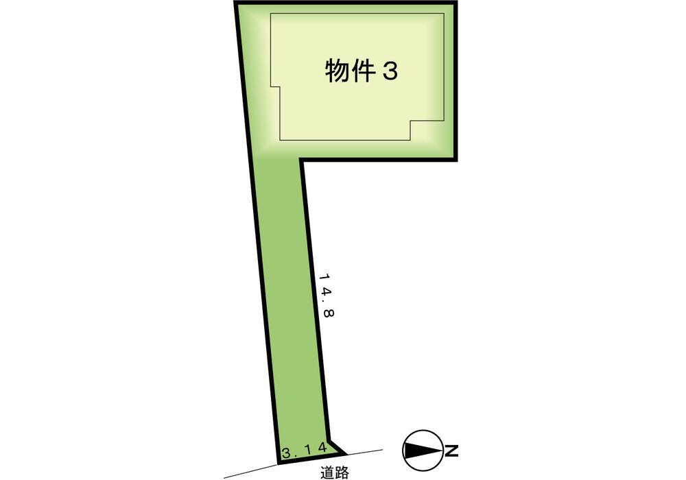日高市高萩区画図